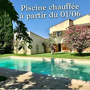  Villa Jardins De La Sorguette - De Campagne Climatisée - Piscine&jaccuzy France
